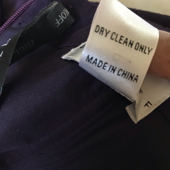 Bill Levkoff Plum Purple Ruched Instant Slimming Strapless Cocktail Dress Size 4 - Picture 15 of 16